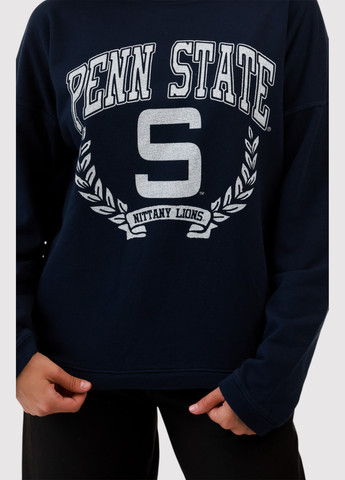 Темно-синий свитшот Blue 84 надпись без декора (359854777)