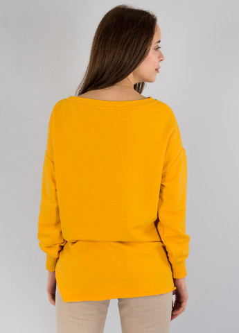 Жовтий світшоти Bebe Plus леопардовий без декору (253381944)