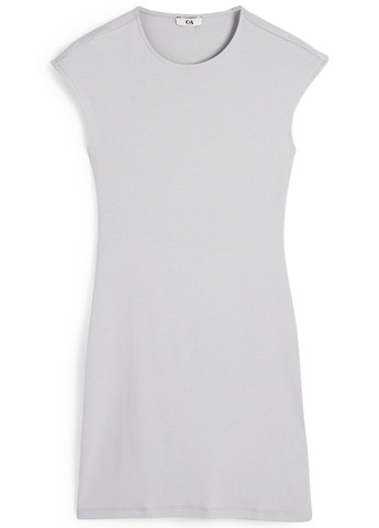 Світло-сіра кежуал сукня силуетна C&A однотонна