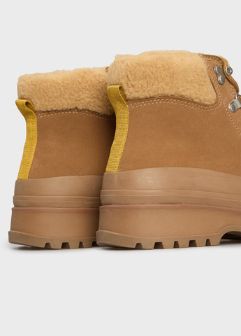 Зимние ботинки Gant с логотипом, с мехом из натуральной замши