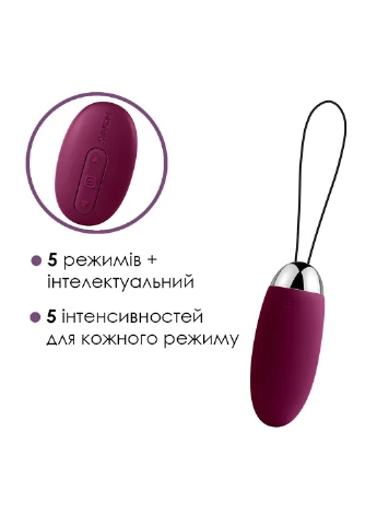 Виброяйцо с пультом управления Elva Violet Svakom (254152330)