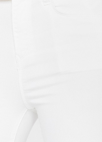 Белые джинсовые летние зауженные брюки KOTON