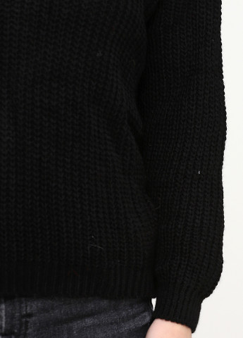 Черный демисезонный пуловер пуловер Multiples