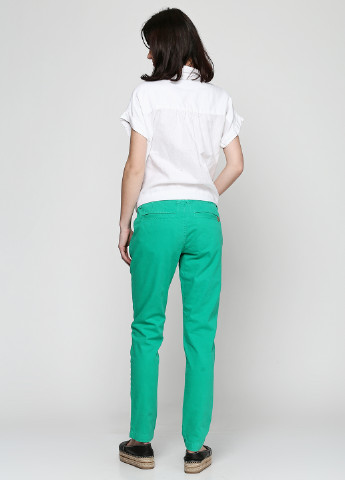 Зеленые кэжуал демисезонные брюки Bench