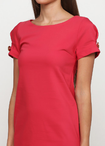Малинова кежуал сукня New Collection однотонна