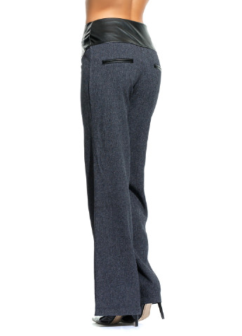 Темно-серые классические демисезонные брюки Charm Collection