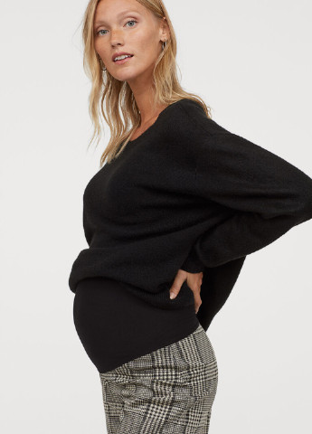 Штани для вагітних H&M кюлоти абстрактні сірі кежуали поліестер