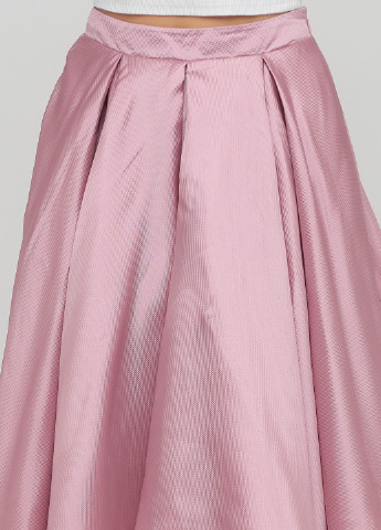 Розовая кэжуал однотонная юбка Vero Moda колокол