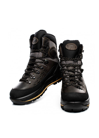 Коричневые зимние ботинки тимберленды Manul