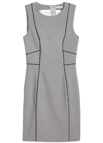 Сіра кежуал плаття, сукня футляр H&M меланжева