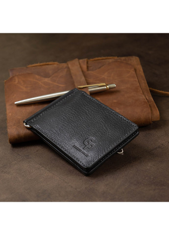 Мужской кожаный зажим для денег 12х8х0,7 см Grande Pelle (250097228)
