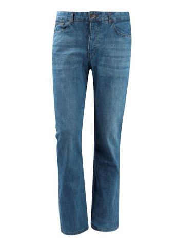 Синие демисезонные прямые джинсы Lee Cooper