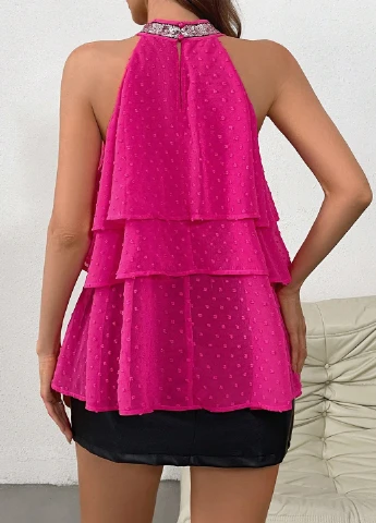 Фуксия блуза SHEIN