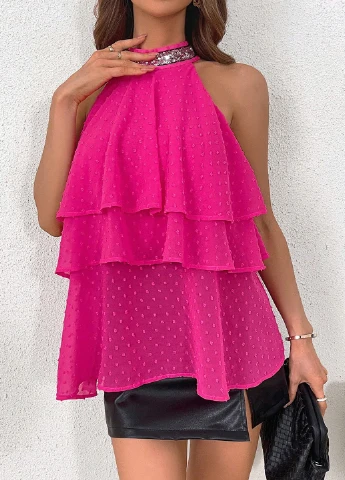 Фуксия блуза SHEIN