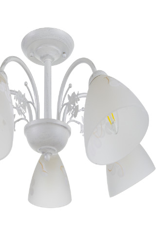 Люстра LK-685S/5 E14 WH/SL Brille (193196121)