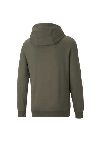 Зеленая демисезонная толстовка modern basics full-zip men's hoodie Puma