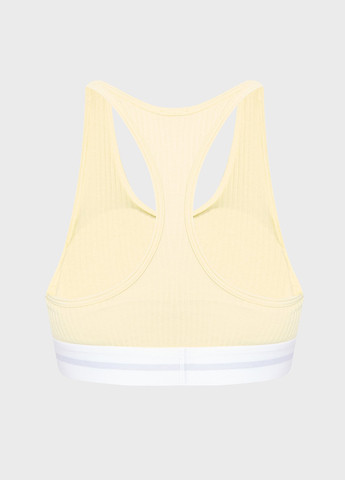 Светло-жёлтый топ бюстгальтер Calvin Klein без косточек хлопок