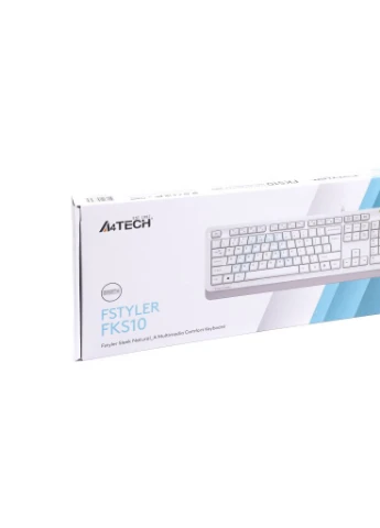 Клавиатура FKS10 USB White A4Tech (253468376)
