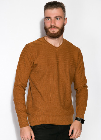 Светло-коричневый демисезонный пуловер пуловер Time of Style