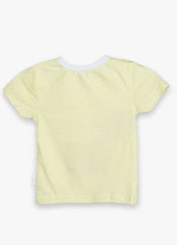 Желтая демисезонная футболка Ромашка