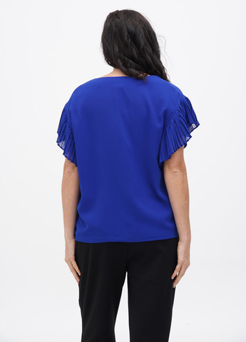 Синяя блуза DKNY