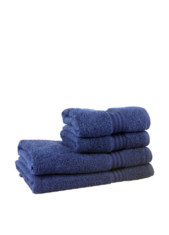 Hobby полотенце, 70х140 см полоска темно-синий производство - Турция