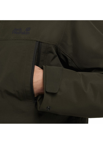 Оливкова (хакі) зимня куртка Jack Wolfskin A65021_E0205