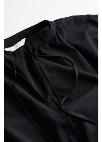 Чорна кежуал сукня H&M однотонна