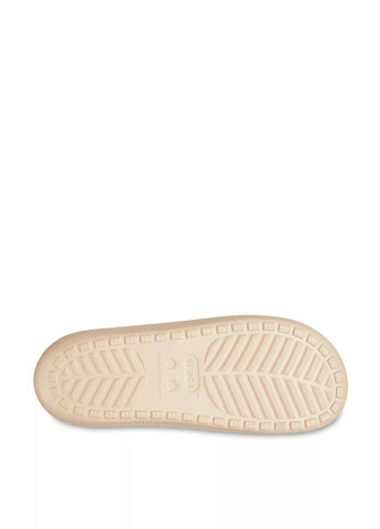 Бежевые шлепанцы Crocs