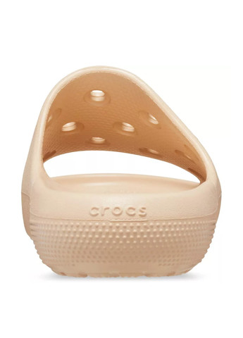 Бежевые шлепанцы Crocs