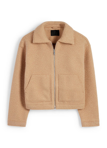 Бежева демісезонна куртка C&A