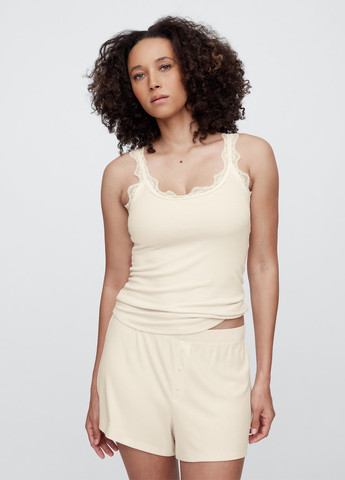 Молочна всесезон піжама (майка, шорти) майка + шорти Gap