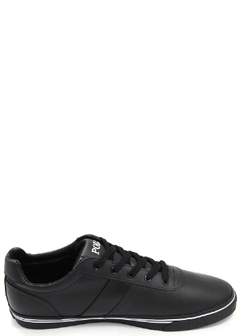 Черные мужские кеды ralph lauren hanford Polo