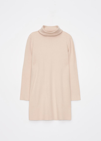 Кремова кежуал сукня сукня светр Mohito однотонна