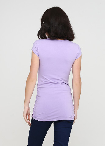 Светло-фиолетовая летняя футболка P'tit lou lou