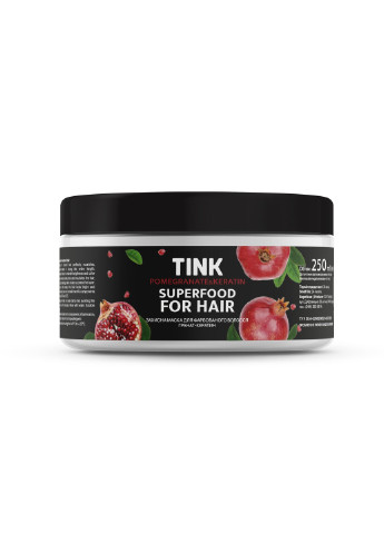 Защитная маска для окрашенных волос Гранат-Кератин 250 мл Tink (255361661)