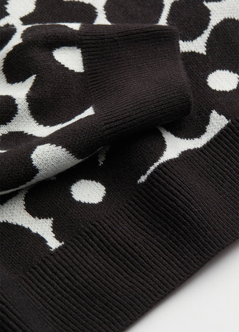 Чорно-білий зимовий светр джемпер H&M