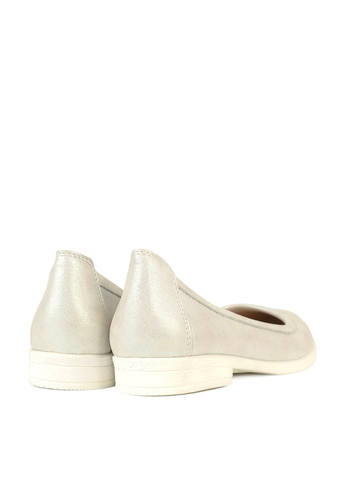 Жіночі балетки Libero | світло-бежеві однотонні без декору натуральна шкіра (302791988)