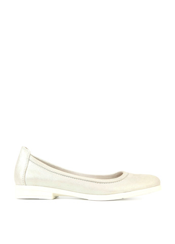 Жіночі балетки Libero | світло-бежеві однотонні без декору натуральна шкіра (302791988)