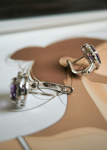 Серьги Silver Flame (354214461)