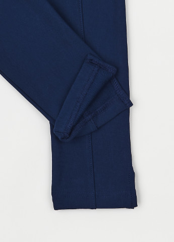 Синие кэжуал демисезонные прямые брюки Z16