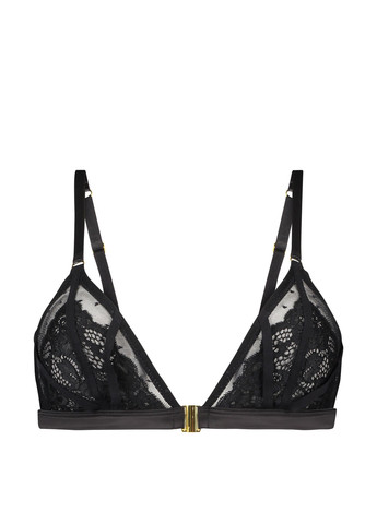 Чорний тріенджел бюстгальтер Hunkemoller без кісточок