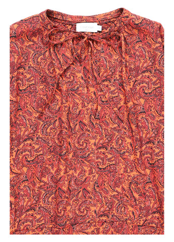 Терракотовая блуза Calvin Klein