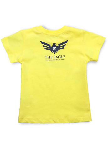 Синій літній набір дитячого одягу з вертольотом (10962-74b-green) Breeze