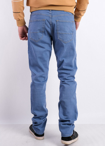 Голубые демисезонные зауженные джинсы Time of Style