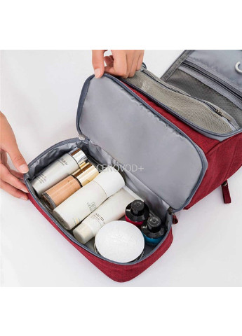 Складаний дорожній органайзер для косметики і засобів особистої гігієни компактна сумка косметичка (9452317) Червоний Unbranded (253596867)