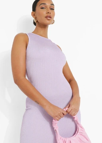 Лілова кежуал плаття, сукня футляр Boohoo однотонна