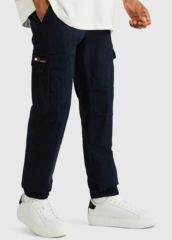 Темно-синие кэжуал, спортивные демисезонные карго брюки Tommy Jeans