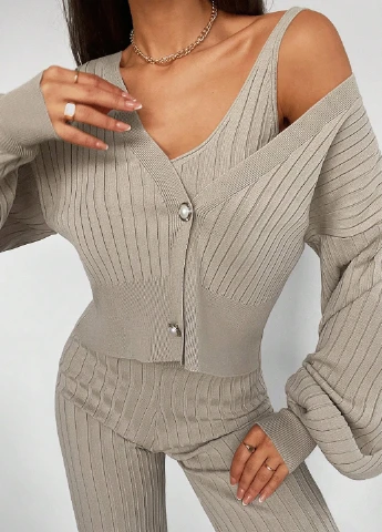 Костюм (кардиган, брюки) SHEIN (325815487)