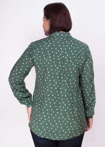 Темно-зеленая демисезонная блуза Fifi Lakres